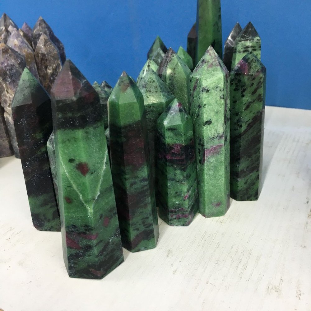 Ruby in Zoisite Tower | Genuine Ruby in Zoisite - Picture 5 of 5